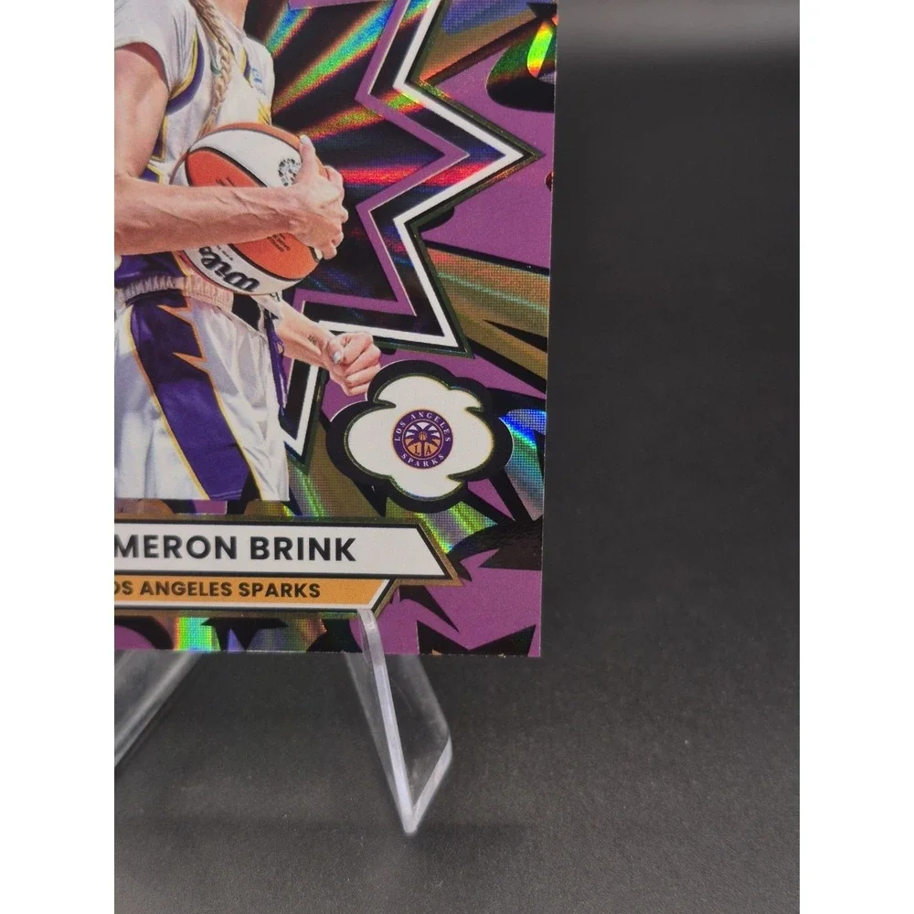 2025 Panini Donruss WNBA Cameron Brink #14 My House Purple Lazer /49 LA Sparks